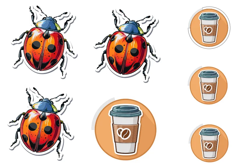 DTF-Bogen 58cm breit, CMYK + Weiß, Meterware