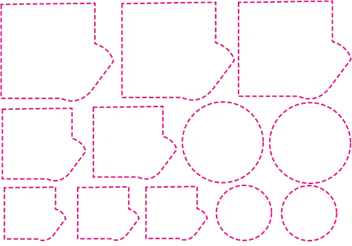 DTF-Bogen 58cm breit, nur Weiß, auf Bögen geschnitten