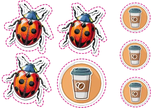 DTF-Bogen 58cm breit, CMYK + Weiß, auf Bögen geschnitten